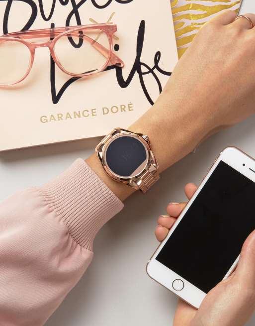 Montre connectée michael kors femme online soldes