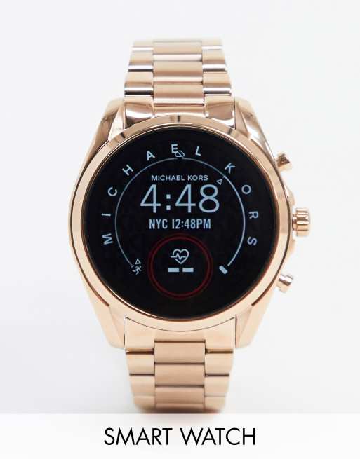 Michael kors smartwatches rose on sale gold