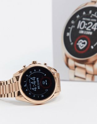 rose gold bradshaw smartwatch