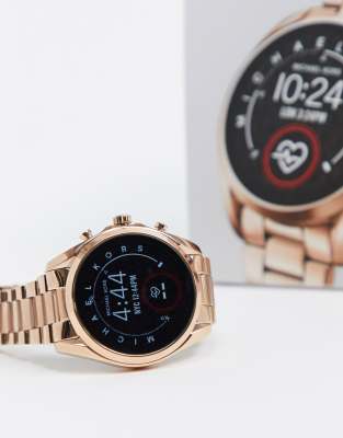 rose gold bradshaw smartwatch