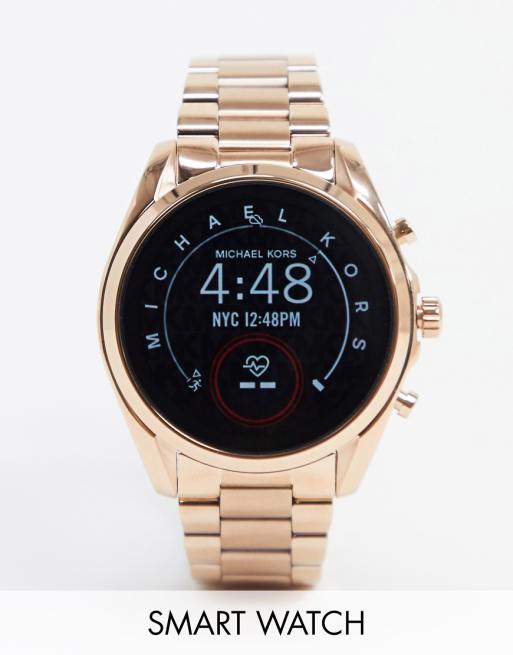 Michael Kors â MKT5086 Bradshaw â Smartwatch w kolorze różowego zÅota | ASOS
