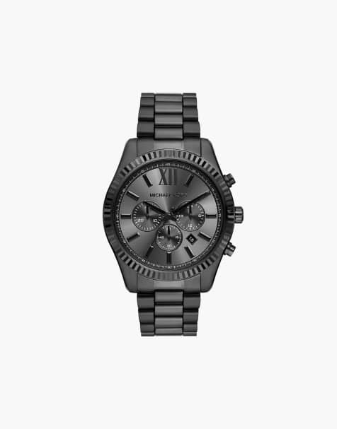 Michael Kors - Montre en acier inoxydable avec mouvement chronographe - Noir - view 1