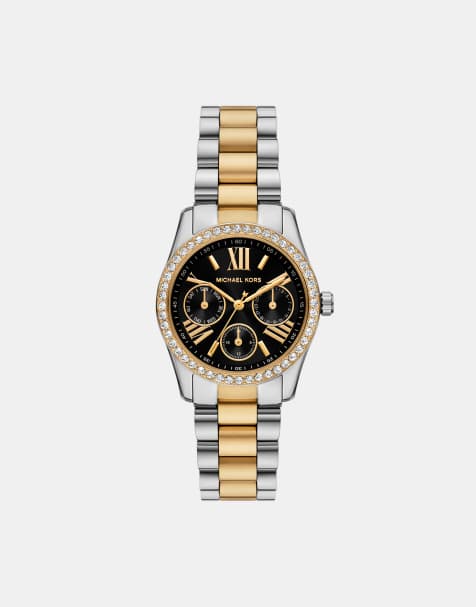 Michael Kors – Multifunction Lexington – Damenuhr aus zweifarbigem Edelstahl - view 1