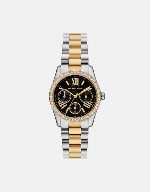 Michael Kors – Multifunction Lexington – Damenuhr aus zweifarbigem Edelstahl