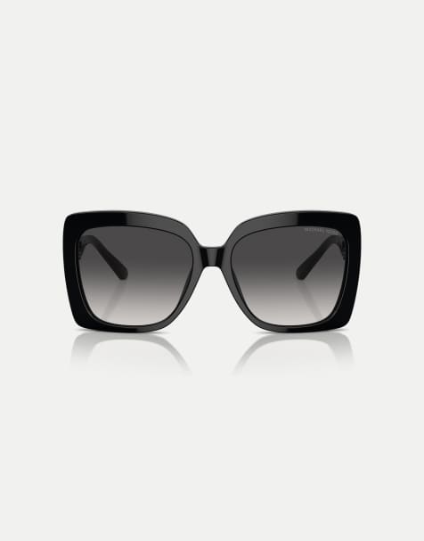 Michael Kors Nice square sunglasses with grey lens in black - view 1