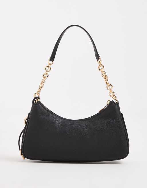 Michael Kors - Nolita - Bolso de hombro pequeño negro con cadena, 2 de 4