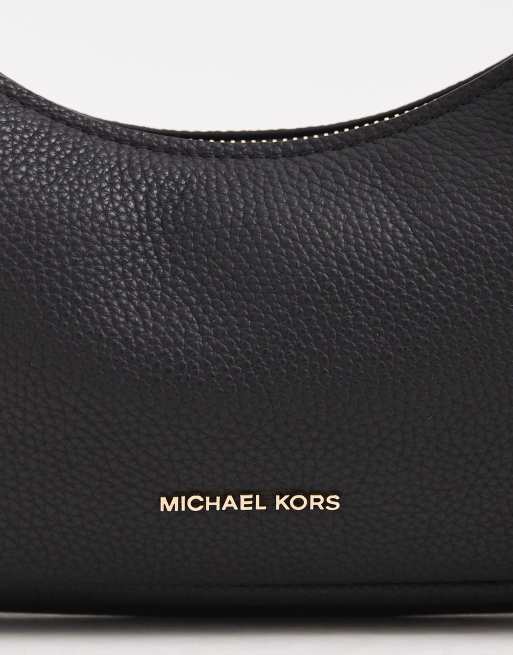 Michael Kors - Nolita - Bolso de hombro pequeño negro con cadena, 3 de 4