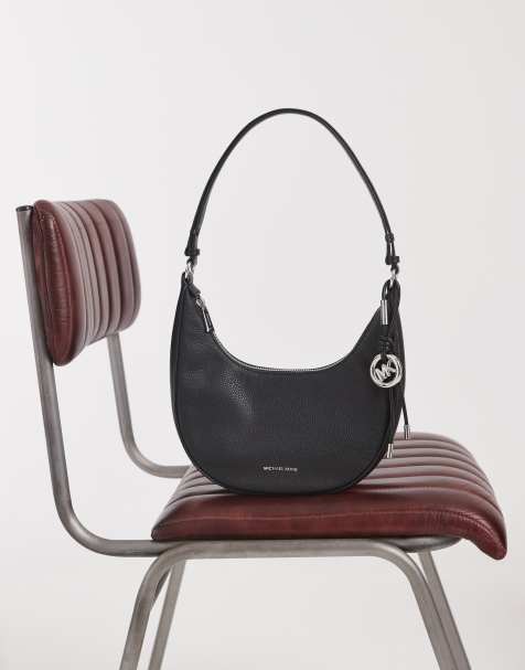 Michael Kors Nolita convertible schoudertas in zwart leer - view 1