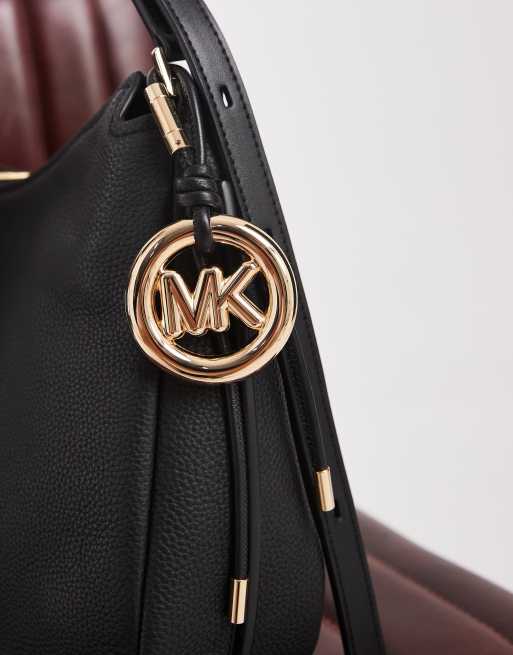 Michael Kors Nolita stor skuldertaske i sort læder, 2 af 4