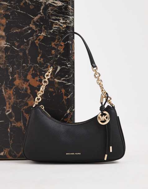 Michael Kors Nolita torebka na ramię typu pochette na łańcuszku, czarna - view 1