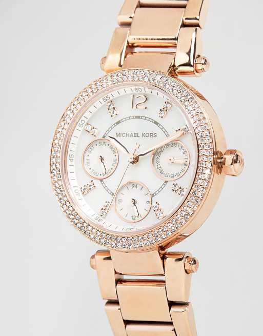 Michael kors best sale parker rose gold