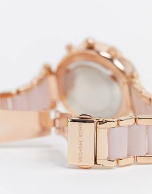 michael kors pink gold bracelet
