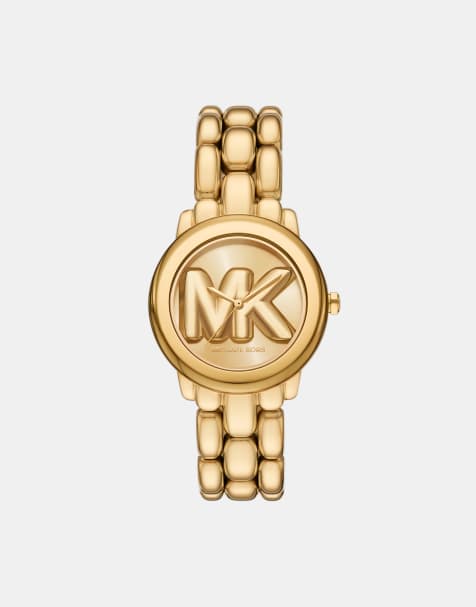 Michael Kors – Phoebe – Goldfarbene Damenuhr aus Edelstahl mit 3 Zeigern - view 1