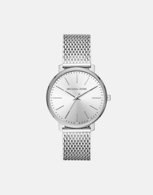 Michael Kors - Pyper - Montre à 3 aiguilles en acier - Argenté