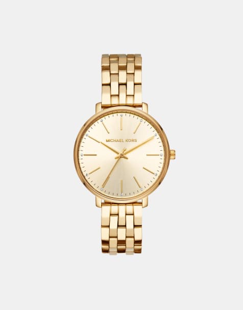 Michael Kors - Pyper - Montre en acier inoxydable avec mouvement à 3 aiguilles - Doré - view 1