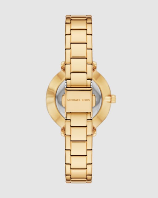 Michael Kors Pyper two-hand gold-tone stainless steel watch in gold, 4 of 4