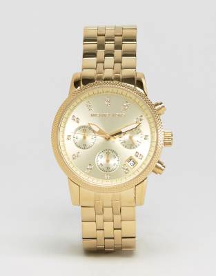 michael kors ritz gold watch