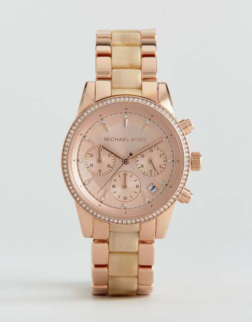 Michael kors deals uhr gold