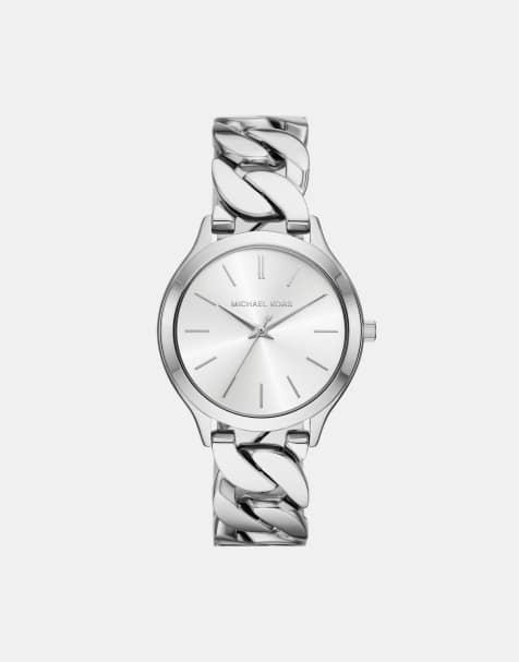 Michael Kors - Runway - Montre en acier inoxydable avec mouvement à 3 aiguilles - Argenté - view 1