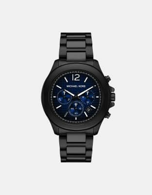 Sage Chronograph - Herrenuhr aus schwarzem Edelstahl Schwarz One Size