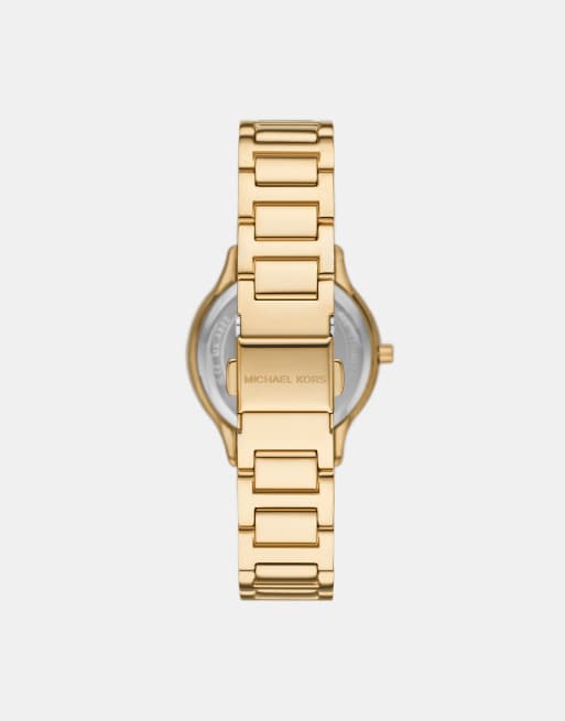 Michael Kors – Sage – Damenuhr aus goldfarbenem Edelstahl mit drei Zeigern, 2 von 3
