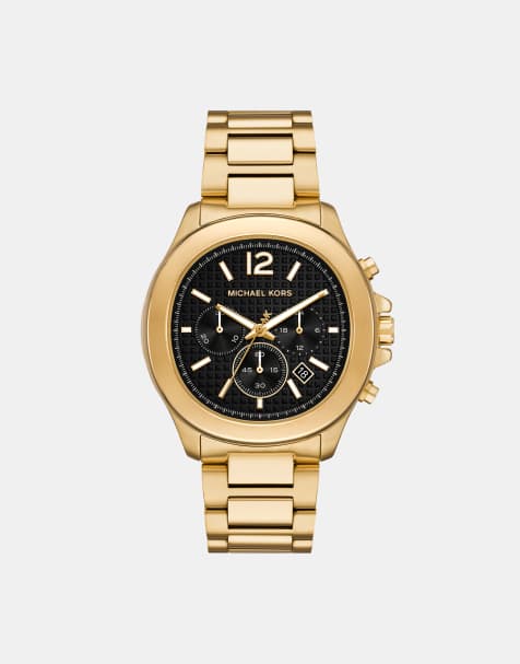 Michael Kors - Sage - Montre en acier inoxydable à mouvement chronographe - Doré - view 1