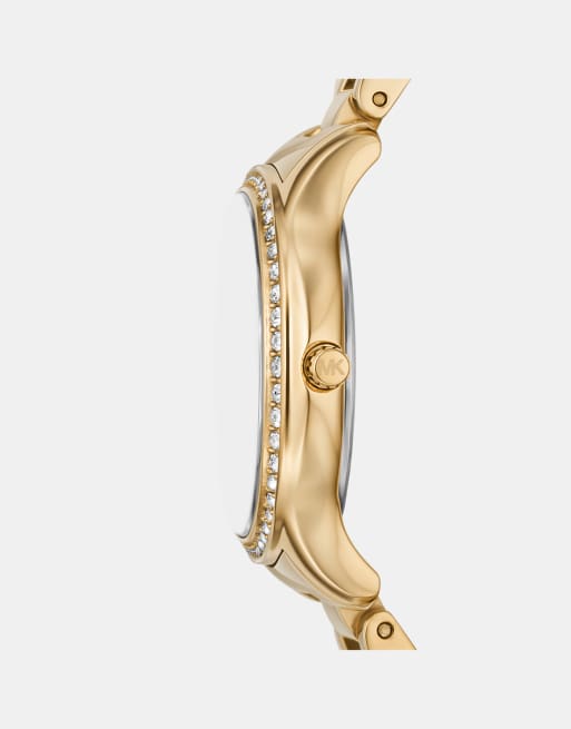 Michael Kors - Sage - Montre en acier inoxydable avec mouvement à 3 aiguilles - Doré, 3 de 3