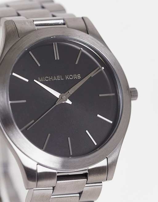 Michael kors hot sale gunmetal watch