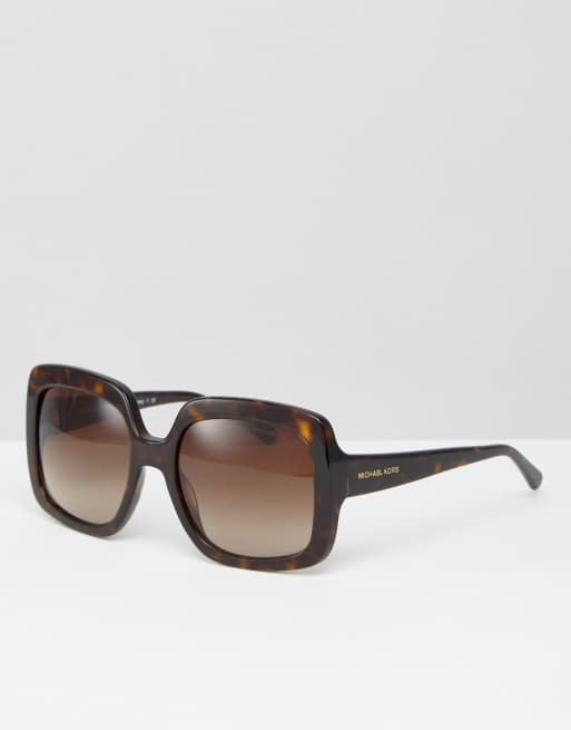 Michael Kors Square Sunglasses in Tortoise ASOS