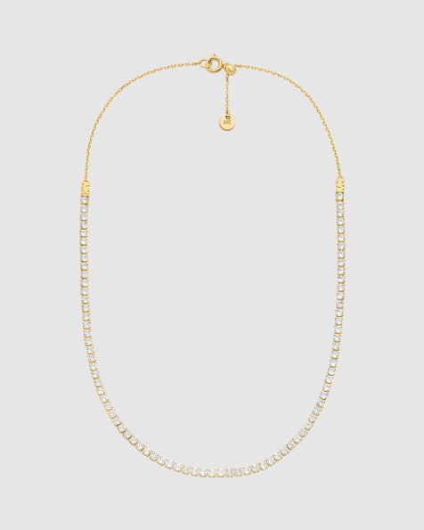 Michael Kors Tennis necklace in gold - view 1