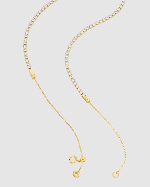 Michael Kors Tennis necklace in gold, 4 of 4