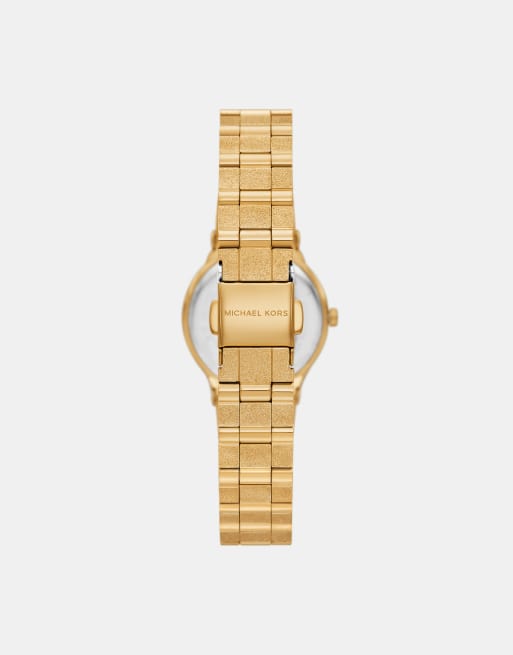 Michael Kors Women 3 hand billie, gold stainless steel in gold, 2 of 3