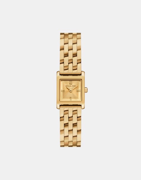Michael Kors Women 3 hand georgie, gold stainless steel in gold - view 1