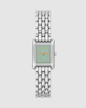 Michael Kors Womens essex three-hand stainless steel watch, mk7611 in silver