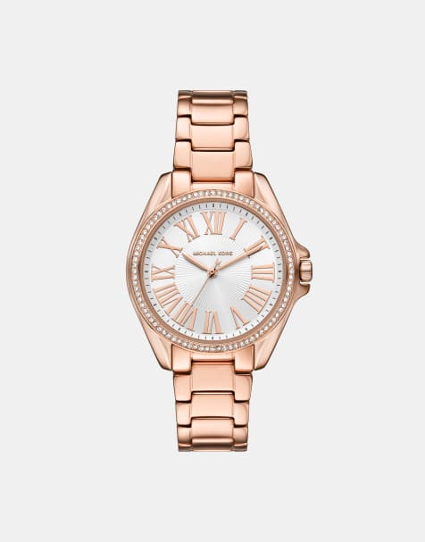 Michael Kors Women's Kacie three-hand rose gold-tone stainless steel watch - ROSEGOLD - view 1