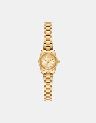 Michael Kors Women's Lexington three-hand gold-tone stainless steel watch - GOLD