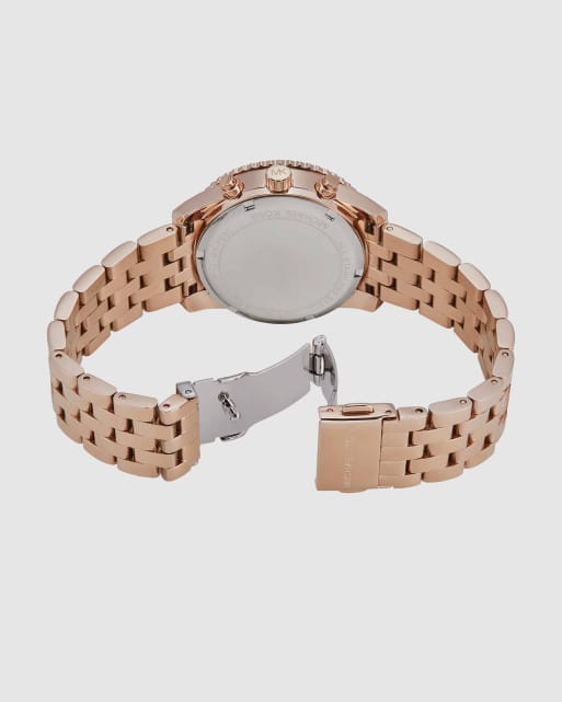 Michael Kors Women's mini bryant chronograph, rose gold-tone stainless steel watch, mk7531 in rose gold, 4 of 4