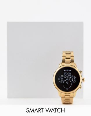 michael kors gold smartwatch womens