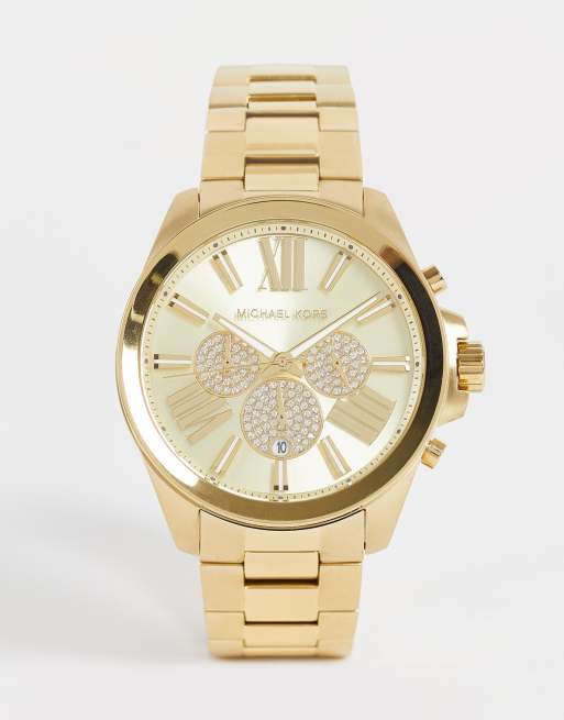 Michael Kors Wren womens bracelet watch in gold