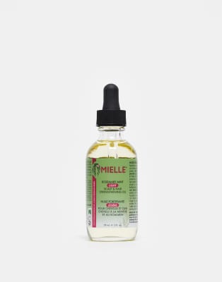 Mielle - Huile fortifiante pour le cuir chevelu et les cheveux à la menthe et au romarin - 59 ml-Pas de couleur