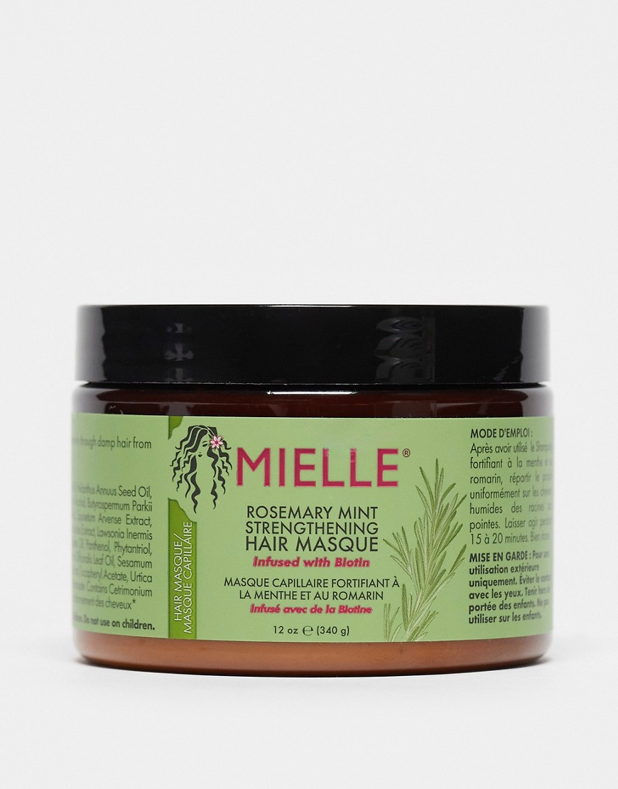 Mielle Rosemary Mint Strengthening Hair Masque 340ml-No colour