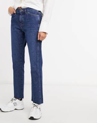 M.i.h. Cult mid rise straight leg jeans in blue