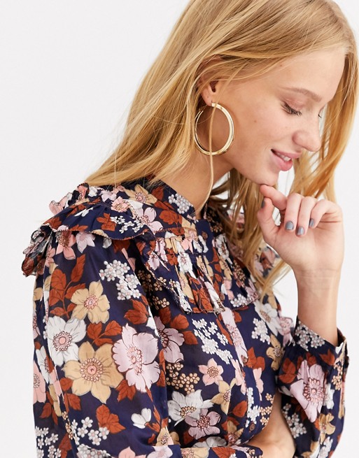 MiH Jeans floral shirt