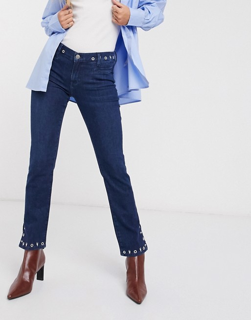 MiH Jeans straight leg jeans in blue