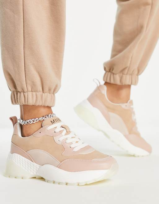 MIINIML – Ava – Robuste Sneaker in Beige