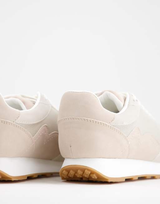 MIINIML Hollie trainers in beige, 3 of 4