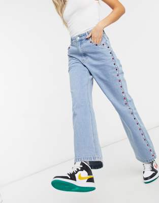 Bolivia Embajadashops Milk It Vintage Straight Leg Jeans With Rhinestone Details Adidas Core 18 Tracksuit Sets For Women Shoes