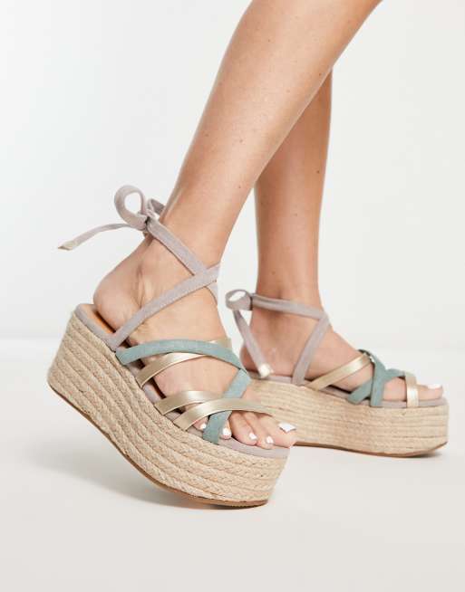 Sandalen met best sale touw om been