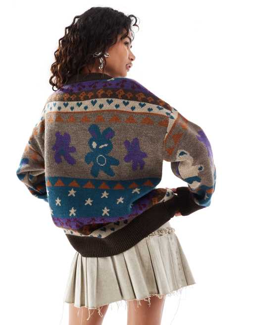 MINGA LONDON ハニーベア ニット MINGA Honey Bear Knitted Striped Jumper – Kooky's Kloset