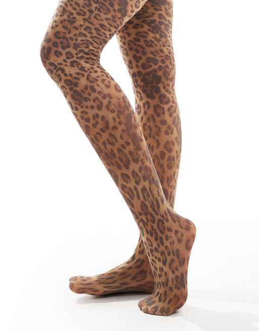 Minga London grunge leopard print tights